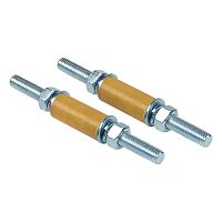 EKF Втулочный изолятор Д=40 мм со шпилькой и крепежом (2 шт)  PROxima (BSS40FA)