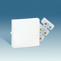 SIMON Кабельный вывод 3-х клеммный, S73L, белый (73805-60)