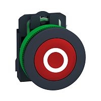 SCHNEIDER ELECTRIC Кнопка 22мм, красная, с возвратом, монтаж заподлицо, 1НЗ, пластик, маркировка O (XB5FA4322)