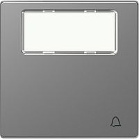 SCHNEIDER ELECTRIC Клавиша одинарная D-Life поле для надписи, звонок сталь нержавеющая SD (MTN3365-6036)