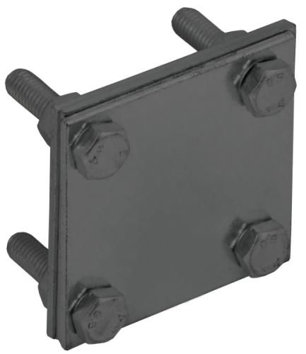 IEK Зажим крестообразный с разделителем полоса-полоса 40мм оцинкованная сталь TD  (ZCC68-13-1-40)