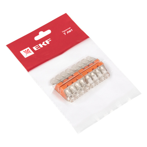 EKF Клемма СМК 773-174  (с пастой) 4 отверстия 2.5-6.0мм2  (уп.4шт.) PROxima (plc-smk-773-174r) фото 2