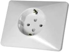 SIMON Розетка 2P+E керамическая основа 25А 380 (под вилку 10457-31) скрытый монтаж (48453-31)