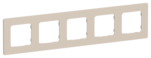 FLITE CLASSIC Рамка 5-местная льняной (FI-M52-32-20-K88) FLITE CLASSIC Рамка 5-местная льняной (FI-M52-32-20-K88)