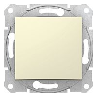 SCHNEIDER ELECTRIC Sedna Выключатель одноклавишный в рамку бежевый (SDN0700147)