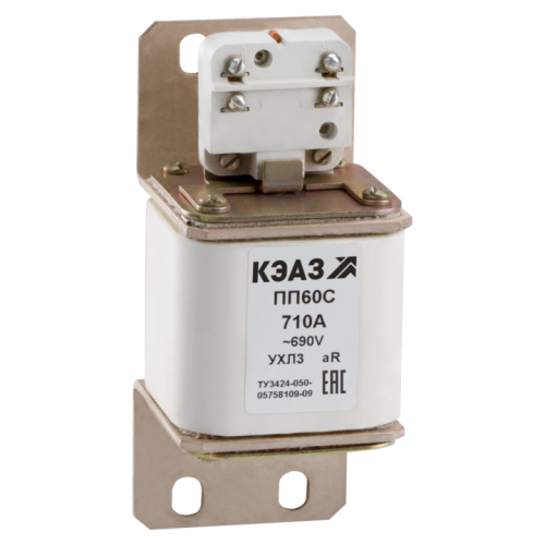 KEAZ Предохранитель ПП60С-40Т0-710А-Т3-КЭАЗ (271733) KEAZ Предохранитель ПП60С-40Т0-710А-Т3-КЭАЗ (271733)