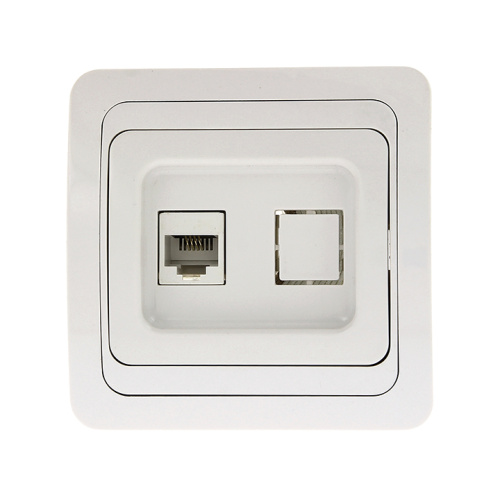 EKF Лондон Розетка телефонная Phone белая (EET01-034-10)