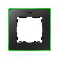 SIMON Рамка на 1 пост светло-зеленый - графит (8201610-260)