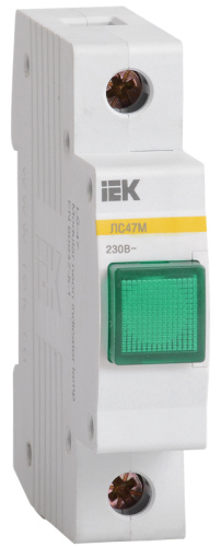 IEK Лампа сигнальная DIN 1P зеленая матрица ЛС-47М (MLS20-230-K06)