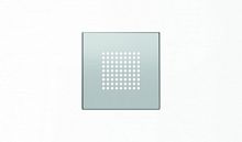 ABB Накладка для механизма зуммера 8119 звонка 8124 и громкоговорителя 9329 SKY серебристый алюминий  (8529 PL)  (2CLA852900A1301)