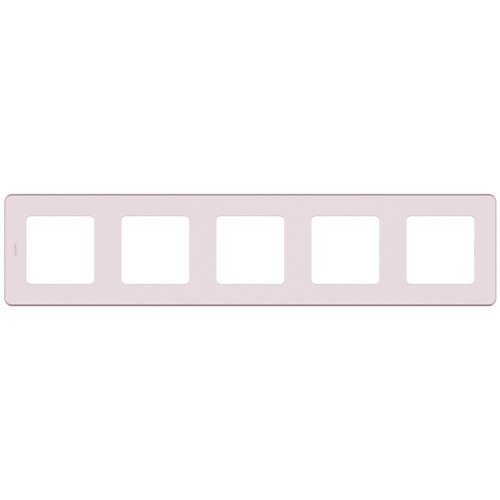 LEGRAND INSPIRIA Рамка декоративная универсальная  , 5 постов, для горизонтальной или вертикальной установки, цвет &quot;Розовый&quot; (673974) фото 4