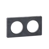 SCHNEIDER ELECTRIC ODACE Рамка 2 поста сланец (S53P804V)