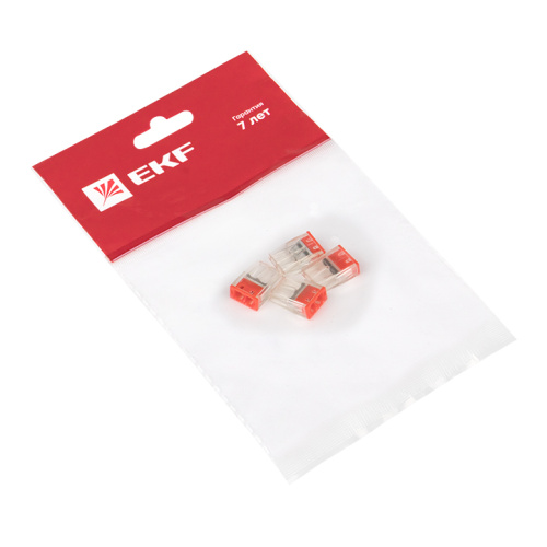 EKF Клемма СМК 2273-242  (с пастой) 2 отверстия 0.5-2.5мм2  (4шт.) PROxima (plc-smk-2273-242r) фото 2