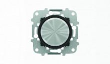 ABB Механизм электронного универсального поворотного светорегулятора 60-500Вт SKY Moon кольцо черное стекло  (8660 CN)  (2CLA866000A1501)