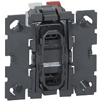 LEGRAND Celiane Выключатель кнопочный НО-НЗ 6А с индикатором (67031 )