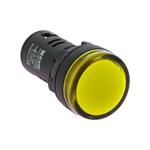 EKF Лампа AD16-22HS LED матрица 22мм жёлтый (ledm-ad16-o)
