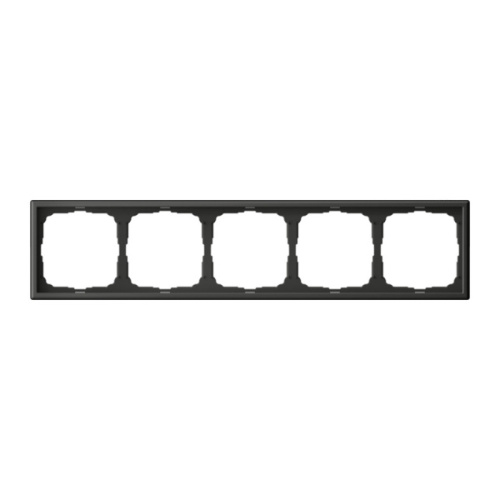 Systeme Electric ARTGALLERY Рамка 5-постовая, универсальная, базальт (GAL001405)