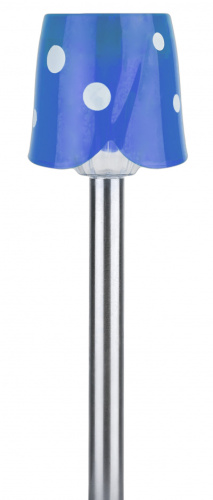 ЭРА Садовый светильник на солнечной батарее, нержавеющая сталь, стальной, цветной, 36 см SL-SS36  (Б0007509)