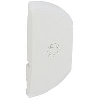 LEGRAND Celiane Панель лицевая двухклавишная правая SCS белый (068149 )