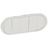 LEGRAND Celiane Панель лицевая для выключателя 1п белая (68011 )