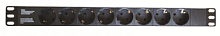 DKC Блок розеток для 19 шкафов 8 розеток Schuko (R519SH8)