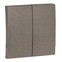 EKF Валенсия лицевая панель выключателя 2-кл. проходного 10А графит  PROxima (ESV10-L-027-60)