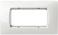 SIMON Рамка с суппортом на 2 широких или 4 узких модуля, без лапок. дюропласт, 146х85мм белый (27614-65)
