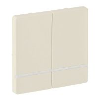 LEGRAND Valena LIFE MyHome Play Zigbee  Лицевая панель для выключателя-радиоприемника 2-канального Слоновая (754771 )