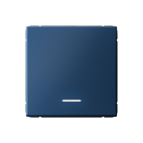 Systeme Electric ARTGALLERY 1-клавишный выключатель с подсветкой, сх.1а, 10АХ, механизм, аквамарин (GAL001113)