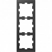 SCHNEIDER ELECTRIC Рамка трехпостовая D-Life антрацит SD (MTN4030-6534)