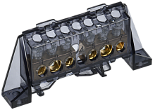 IEK TEKFOR Шина N ноль в комбинированном DIN-изоляторе Стойка 8х12-(3+3)-Ч  (TF-NN20-33-DP-K02)