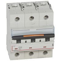 LEGRAND Выключатель автоматический трехполюсный 32А D DX3 25кА (409836 )