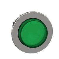 SCHNEIDER ELECTRIC Головка кнопки 22мм, зеленая, с подсветкой, с задержкой, выступающая, заподлицо, металл (ZB4FW133)