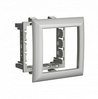 DKC Avanti Рамка-суппорт  для In-liner Front серебристый металлик 2модуля (4404912)