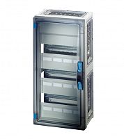 HENSEL Бокс 36 модулей прозрачные двери без боковых панелей с клеммой PE-N 540х270х1 (FP 1319)