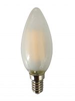 JAZZWAY Лампа сетодиодная декоративная LED 8w E14 4000K свеча матовая филамент 230/50  (5020887)