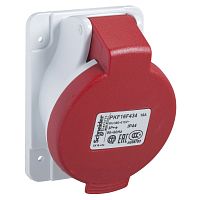 SCHNEIDER ELECTRIC Розетка скрытая угловая 16А 3P+E IP44 380В винтовые зажимы (PKF16F434)