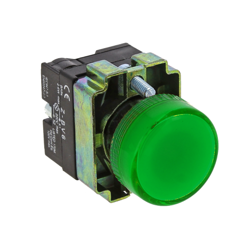 EKF Лампа сигнальная BV63 зеленая с подсветкой (xb2-bv63) фото 2