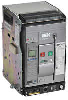 IEK Воздушный автоматический выключатель переменного тока ВА77 выдвижного исполнения 3 полюса типоразмер S 65кА 1000А EA с набором аксессуаров: мотор привод катушка включения катушка отключения MASTER IE (MI-ACB10-3WS-065-1000-ACF)