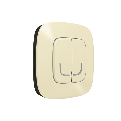LEGRAND Valena Allure with NETATMO  Умный беспроводной выключатель 2-клавишный. Цвет Слоновая кость (752687 ) фото 3