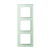 JUNG Рамка 3-я для горизонтальной/вертикальной установки  Серия- ACreation  Материал- стекло  Цвет- мато (AC583GLWMT)