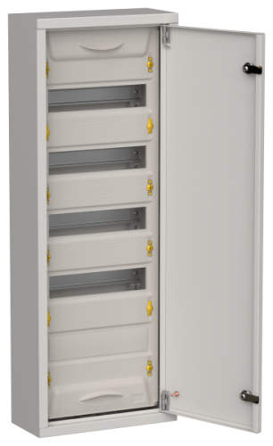 IEK TITAN 5 Корпус металлический ЩРн-60 (1х60) 835х310х140мм IP31 серый (одна дверь)  (TI5-50-N-060-31-7035)