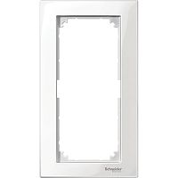 SCHNEIDER ELECTRIC Рамка 2 поста M-PLAN без перегородки белый (MTN515819)