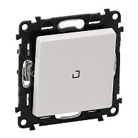 LEGRAND Valena LIFE Выключатель 10АХ 250В с подсветкой С лицевой панелью Белый (752410 )