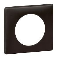 LEGRAND Рамка, однопостовая, черная перкаль (066741 )