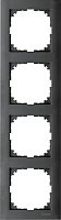SCHNEIDER ELECTRIC M-Pure Рамка 4 поста антрацит (MTN4040-3614)