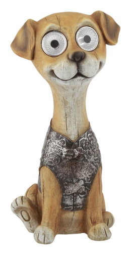 ЭРА Садовый светильник на солнечной батарее, полистоун, цветной, 24 см SL-RSN24-DOG-M  (Б0032588)