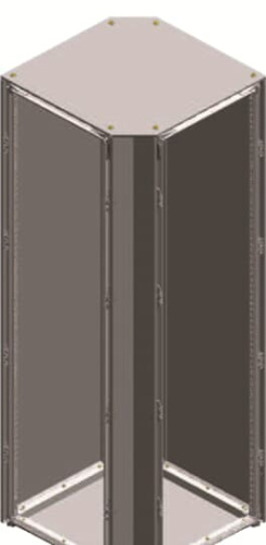ABB Секция угловая  (с задн. стенкой) (E8R61)