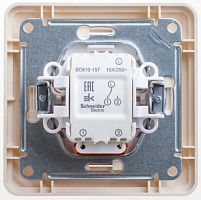 SCHNEIDER ELECTRIC W59 Переключатель одноклавишный с подсв. 10АХ, в сборе, слоновая кость (VS610-157-28)