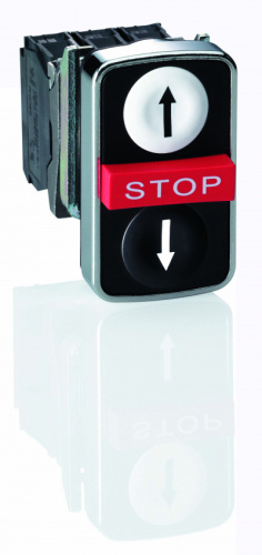 SCHNEIDER ELECTRIC Головка тройной кнопки с маркировкой (ZB4BA71124) SCHNEIDER ELECTRIC Головка тройной кнопки с маркировкой (ZB4BA71124)